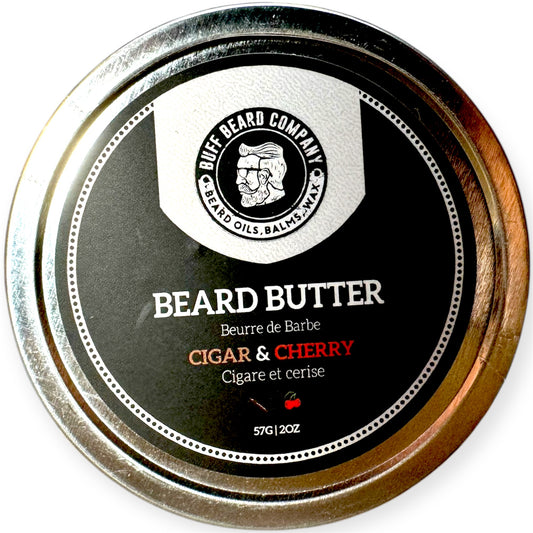 Cigar & Cherry Beard Butter | Buff Beard Co. – 57g/2oz