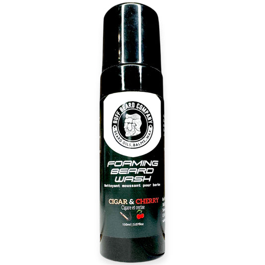 Cigar & Cherry Foaming Beard Wash | Buff Beard Co. – 150ml/5.07fl.oz