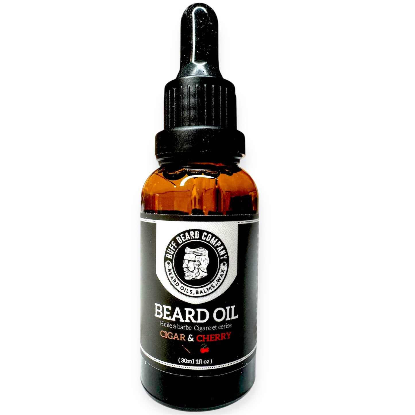 Cigar & Cherry Beard Oil | Buff Beard Co. – 30ml/1fl.oz