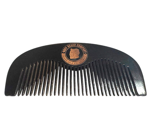 Buff Beard Co Black Peach Wood Comb Fine Tooth Comb