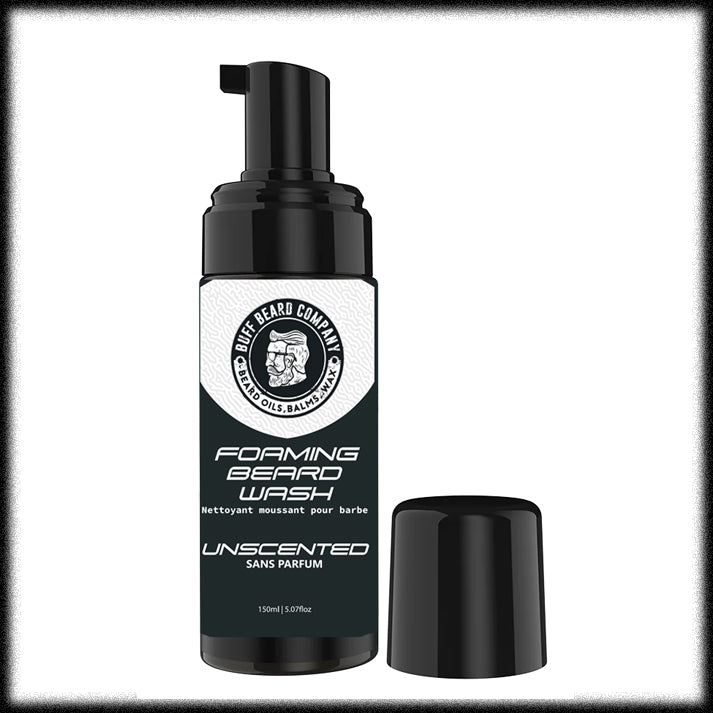 Unscented Foaming Beard Wash | Buff Beard Co. – 150ml/5.07fl.oz