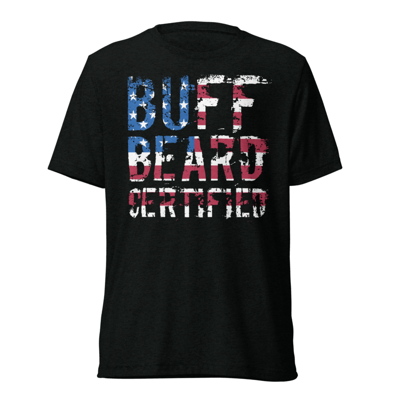 Buff Beard Co. BUFF Certified Front Print T-Shirt – USA