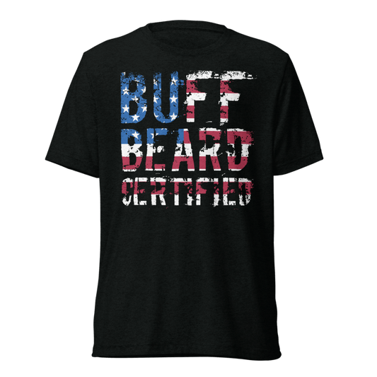 Buff Beard Co. BUFF Certified Front Print T-Shirt – USA